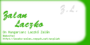 zalan laczko business card